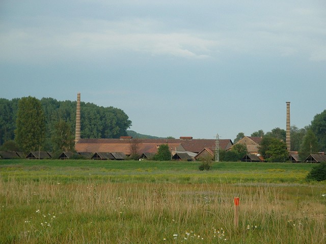 Die Ziegelhütte in Germersheim/Sondernheim am 7. August 2002